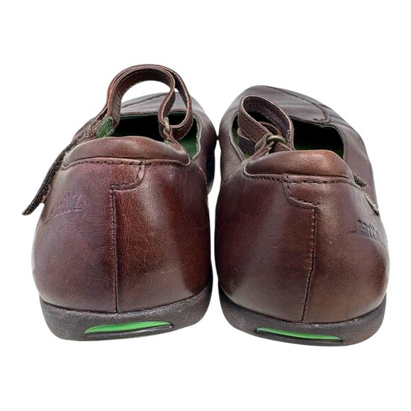 Kalso Earth Simplista Mahogany Leather Mary Jane Flats - Picture 8 of 10